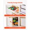 Kids Toy Organizer and Bookshelf with Storage Bins, Multi-Functional HDPE Rack for Playroom and Nursery